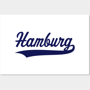 Hamburg (Freie Und Hansestadt / Navy) Posters and Art
